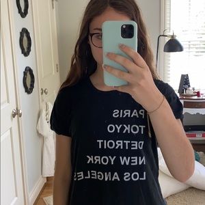 Retro brand cities tee